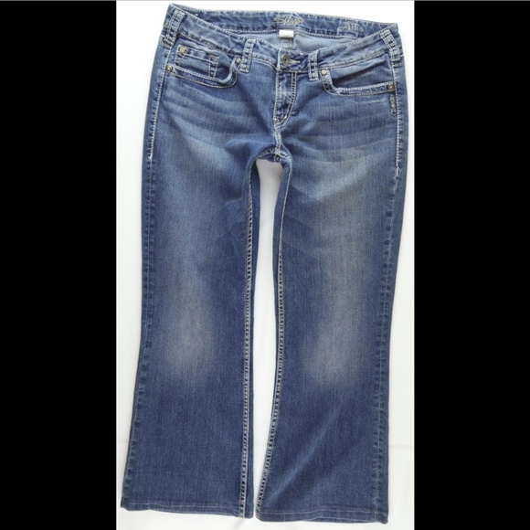 SOLD Silver Jeans Aiko Cropped Jeans Women 32 0548 - Picture 4 of 8